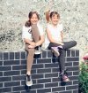 Legginsy dziewczęce getry dla dzieci ZOE turkus