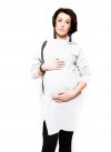 MijaCulture - ciepła bluza ciążowa z kapturem „Heaven” 9000 melanż2