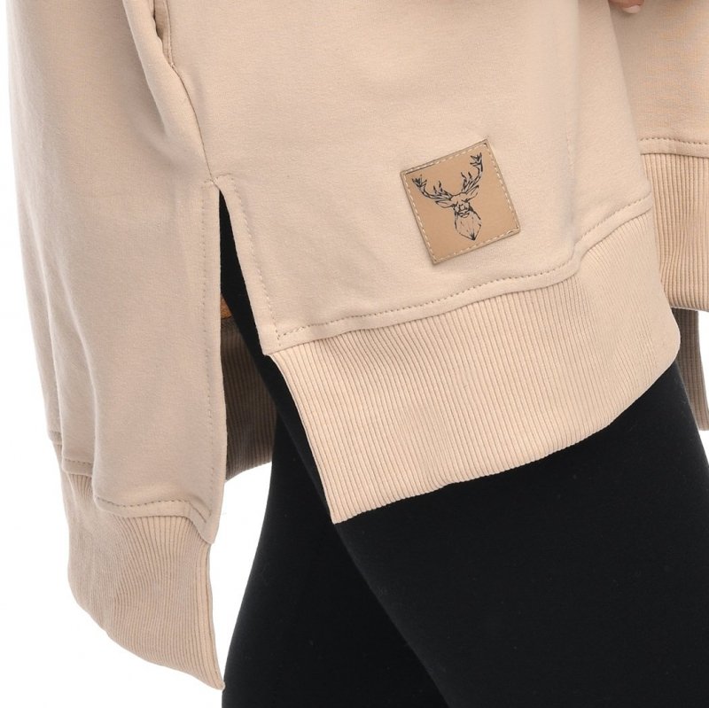 MijaCulture hoodie for pregnant women and breastfeeding &quot;Aurelia&quot;  Beige