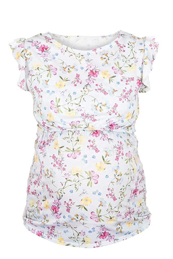 Pretty  2 in 1 maternity and breastfeeding blouse  &quot;Emily&quot; 7139 flowers
