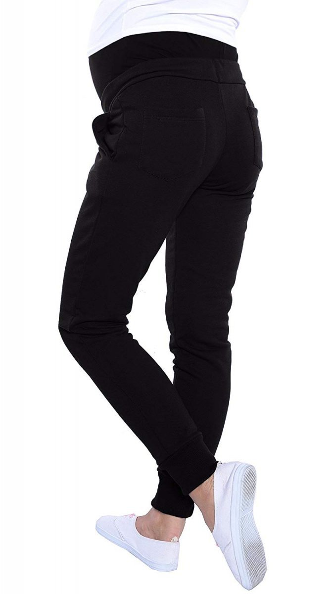 Casual maternity trousers 4060 black