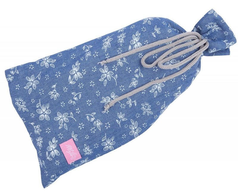 MijaCulture - chusta, peleryna do karmienia piersią + etui 4010/M34 niebieski 3