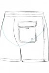 SELF SZORTY KĄPIELOWE MĘSKIE TRAVEL SHORTS – SM27N