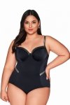 AVA SWIMWEAR STRÓJ KĄPIELOWY JEDNOCZĘŚCIOWY SKJ 63 BLACK