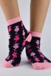 NOVITI SKARPETY FROTTE WZORZYSTE ABS GIRLS SF006