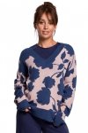 Be Knit BK056 Sweter w kwiaty - model 2