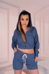 Merribel Leneves Blue D05 dres