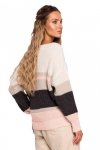 Moe M686 Sweter w pasy - model 2