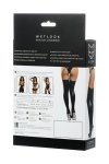 SoftLine Collection Glossy Shiny Wetlook stockings LOTIS czarny