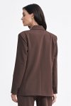 Nife Marynarka oversize, dwurzędowa - brąz - Z69