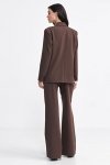 Nife Marynarka oversize, dwurzędowa - brąz - Z69