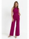 Stylove S115 Kombinezon z szerokimi nogawkami - rubinowy
