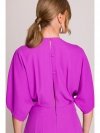 Stylove S395 Kombinezon z dekoltem kopertowym - lawendowy
