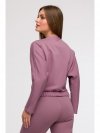 BeWear B292 Bluza z kopertowym dekoltem - wrzosowa