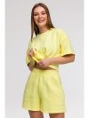 BeWear B295 Szorty z kieszeniami - cytrynowe