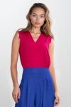 Nife Spodnie palazzo z rayonu - indygo - SD114