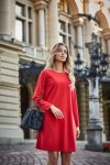 Stylove S137 Sukienka rozkloszowana - czerwona