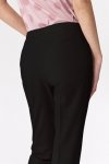 Nife Czarne klasyczne spodnie damskie - SD39