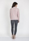 MKMSwetry Sweter Estelle SWE 121 Pudrowy róż