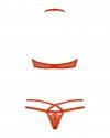 Obsessive Komplet Secret of Love 838-SET-3 Czerwony