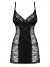 Obsessive Koszulka Laurise babydoll Czarna