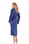 L&L Szlafrok Lux Long 2312 Navy