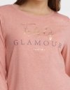 Henderson Ladies Piżama Glam 40936-39X Różowo-Szary