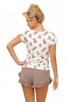 Donna Piżama Reni 1/2 Beige