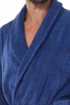 L&L Szlafrok Cotton Long 2450 Navy