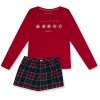 Henderson Ladies Piżama Feli 41898-33X Czerwone