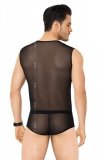 SoftLine Collection Shirt and Shorts 4605 czarny - WYSYŁKA 24H