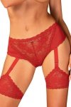 Obsessive Belovya garter panties bielizna majtki figi z pasem