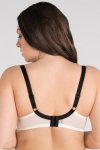 Gorsenia K840 Black-White bielizna biustonosz miękki