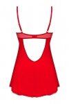Obsessive Ingridia chemise bielizna nocna komplet koszulka + stringi
