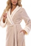 Szlafrok L&L 2409 Madame długi M-2XL damski - WYSYŁKA 24H