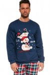 Cornette Piżama Snowman 115/236 granatowa