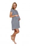 Doctornap Koszula nocna TCB 9444 black check
