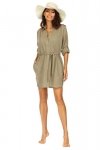 Feba Sukienka plażowa F 223/857/24 khaki