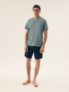 Esotiq-Henderson Piżama męska Surf 42598 zielona