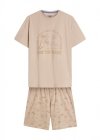 Esotiq-Henderson Piżama męska Sand 42604 nude