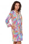 LingaDore Kimono 7207P-1 coral leopard print