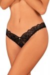 Obsessive Stringi otwarte Donna Dream czarne
