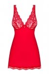 Obsessive Babydoll i stringi Luvae czerwone