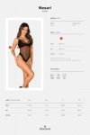 Obsessive Body otwarte Nesari czarne