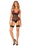 Obsessive Gorset i stringi Rosenty milticoloured