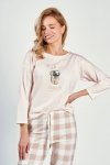 Taro Piżama Natalie 3225 beżowa