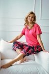 Taro Piżama damska Claire 3345 01 różowa