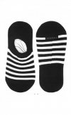 Baleriny Moraj CDB200-397 Czarne i Białe 35-41