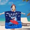 PonchoCotton World Plażowe Dziecięce z kapturem 60x60