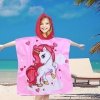 PonchoCotton World Plażowe Dziecięce z kapturem 60x60